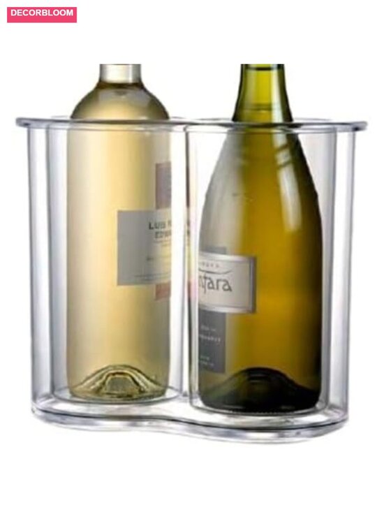 Other - Iceless 2-Bottle Wine Cooler Chiller Acrylic Double Wall Insulated